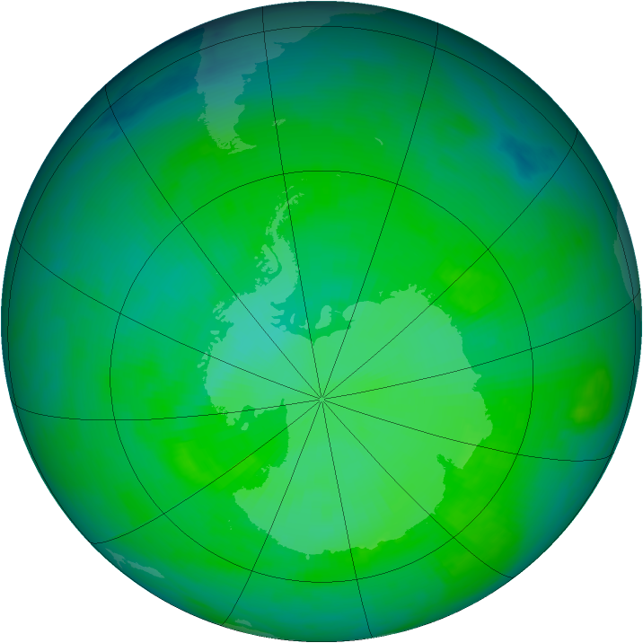 Ozone Map 1982-12-09